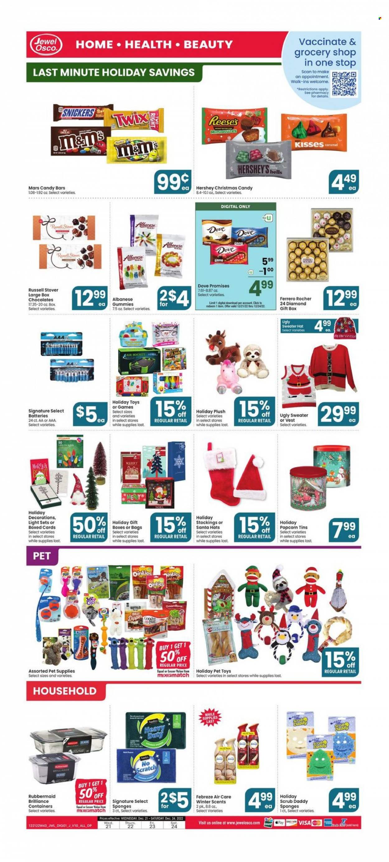 Jewel Osco ad - 12/21/2022 - 12/24/2022. Page 1