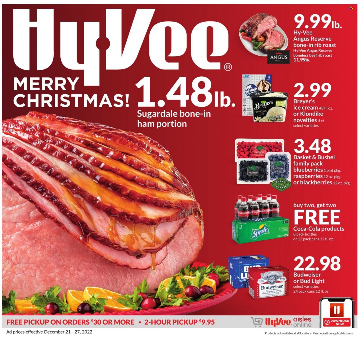 Hy-Vee ad - 12/21/2022 - 12/27/2022. Page 1