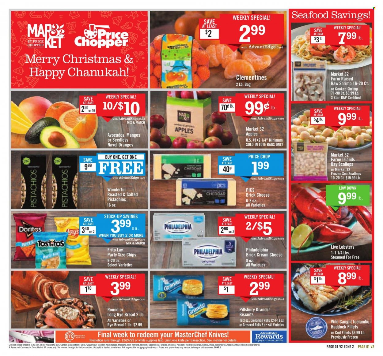 Price Chopper ad - 12/18/2022 - 12/24/2022. Page 1