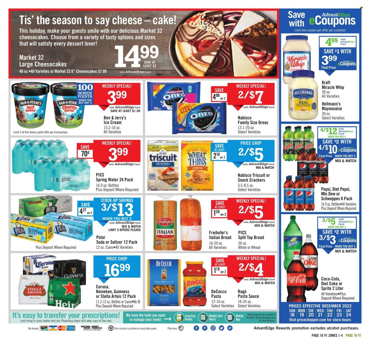 Price Chopper ad - 12/18/2022 - 12/24/2022. Page 16