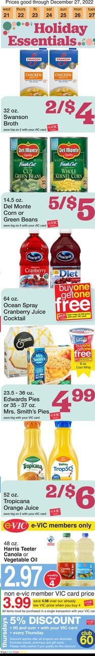 Harris Teeter ad - 12/21/2022 - 12/27/2022. Page 11