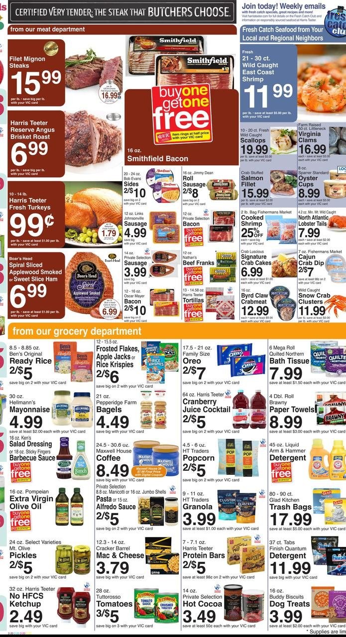 Harris Teeter ad - 12/21/2022 - 12/27/2022. Page 2