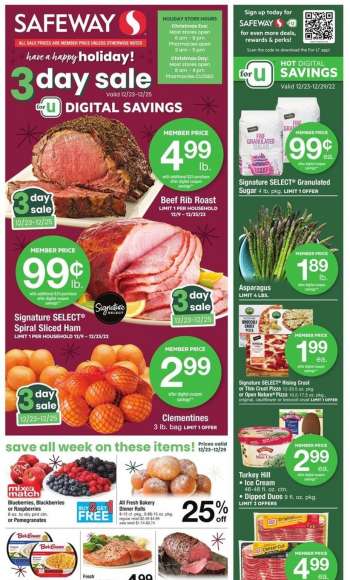 Safeway Flyer - 12/23/2022 - 12/29/2022.