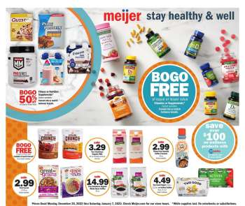 Meijer Flyer - 12/26/2022 - 01/07/2023.