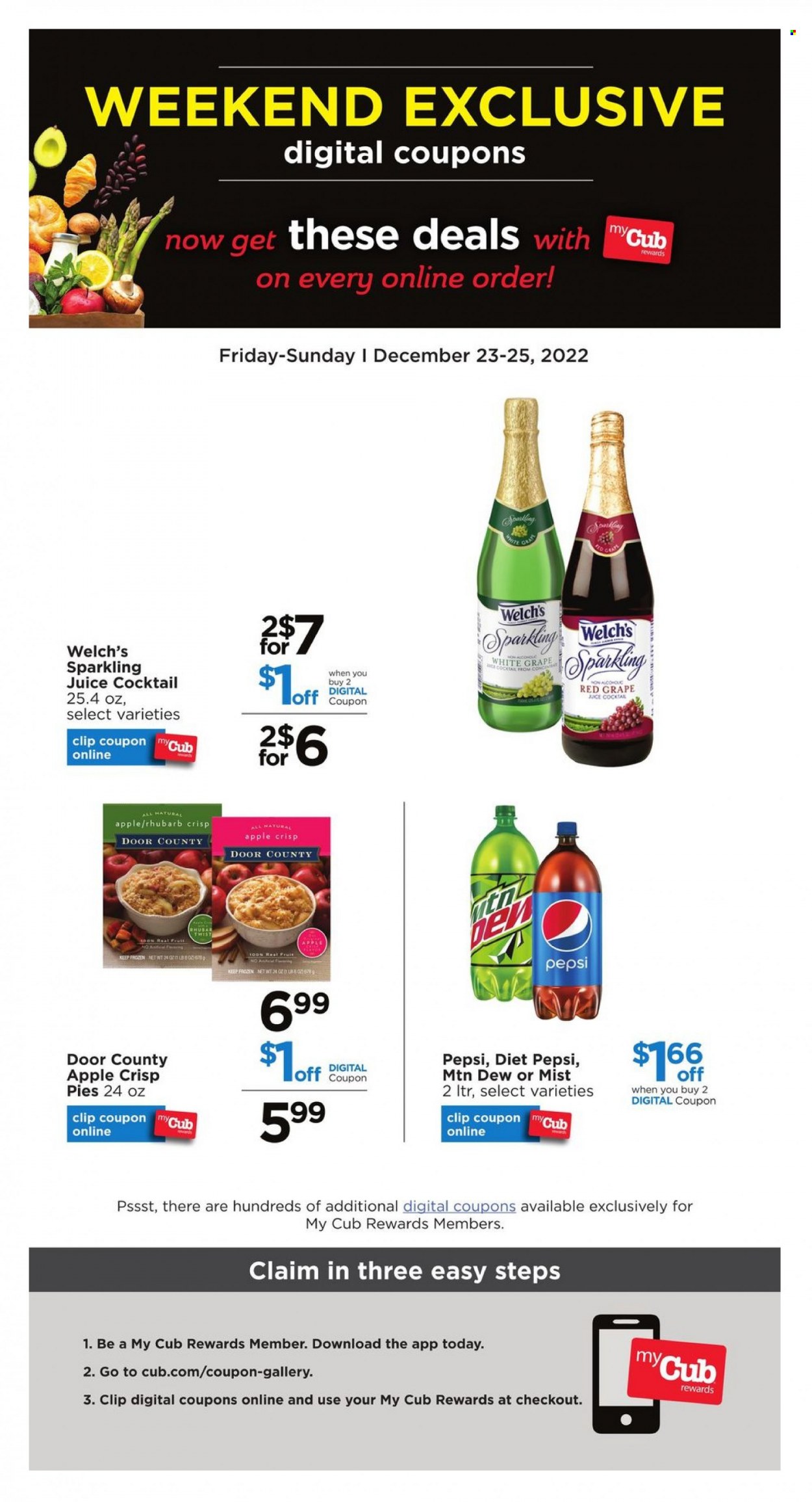 Cub Foods ad - 12/23/2022 - 12/25/2022. Page 1