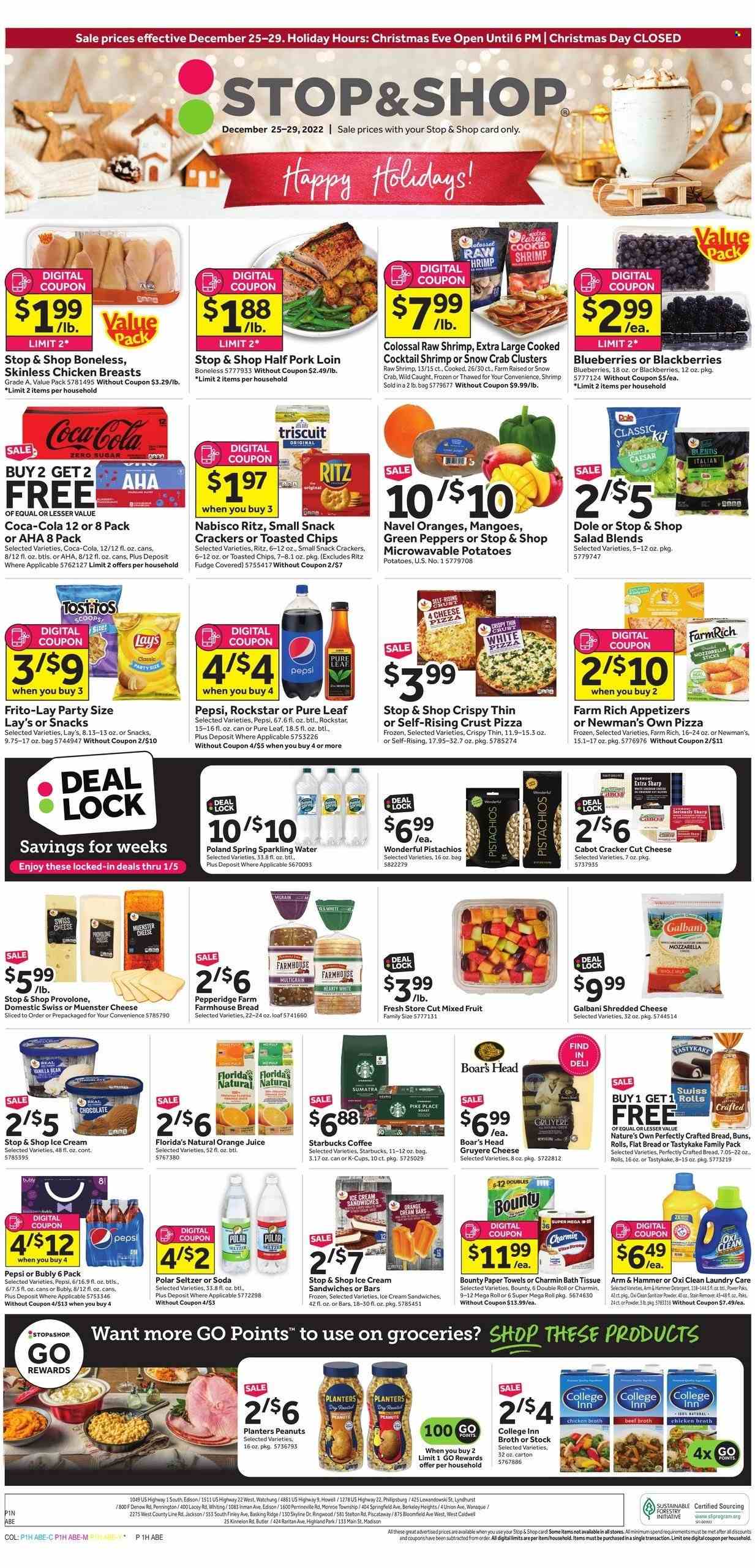 Stop & Shop ad - 12/25/2022 - 12/29/2022. Page 1