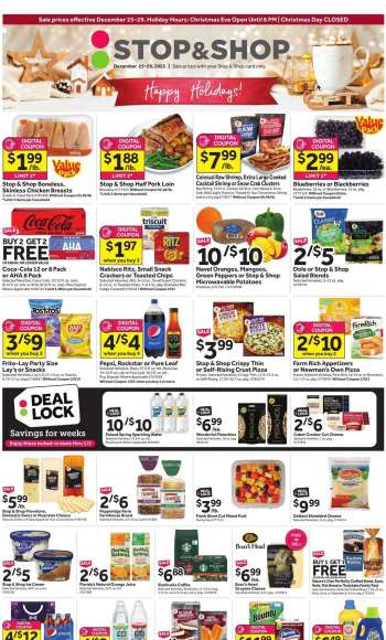 Stop & Shop Flyer - 12/25/2022 - 12/29/2022.