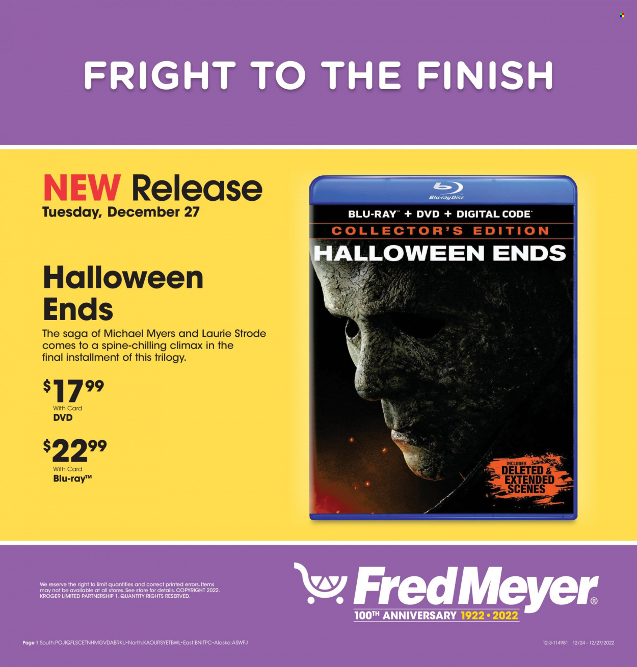 Fred Meyer ad - 12/24/2022 - 12/27/2022. Page 1