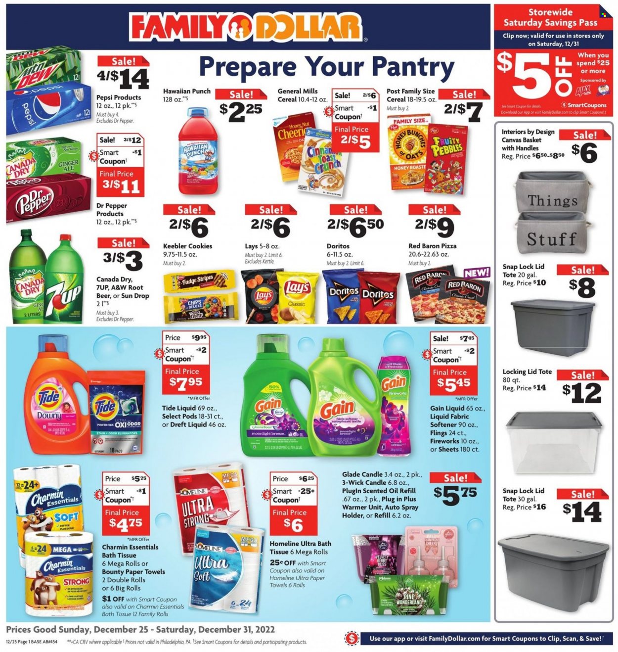 Family Dollar ad - 12/25/2022 - 12/31/2022. Page 1