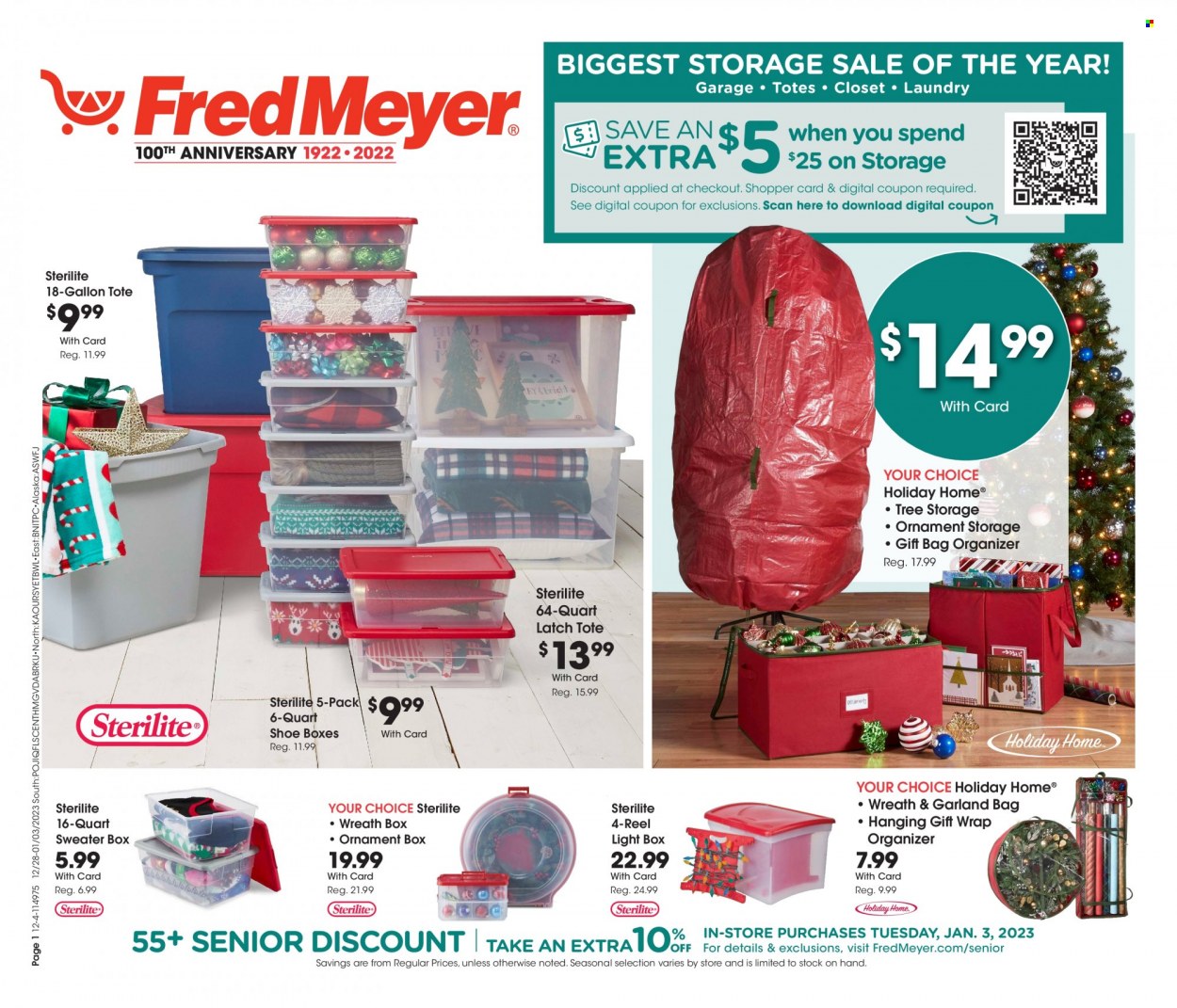 Fred Meyer ad - 12/26/2022 - 01/03/2023. Page 1