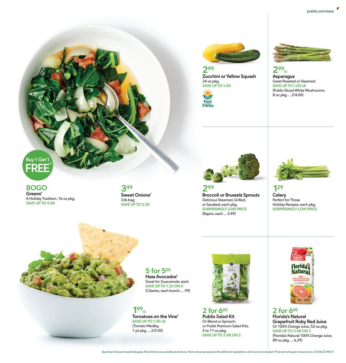 Publix ad - 12/26/2022 - 01/01/2023. Page 7