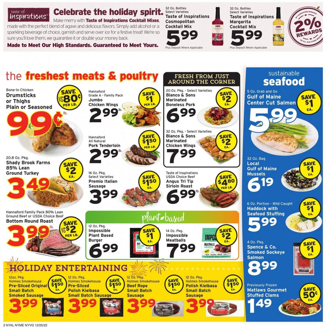 Hannaford ad - 12/25/2022 - 12/31/2022. Page 2
