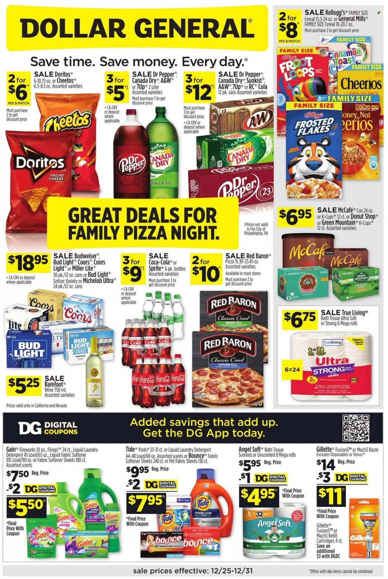 Dollar General ad - 12/25/2022 - 12/31/2022. Page 1