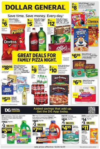 Dollar General Flyer - 12/25/2022 - 12/31/2022.