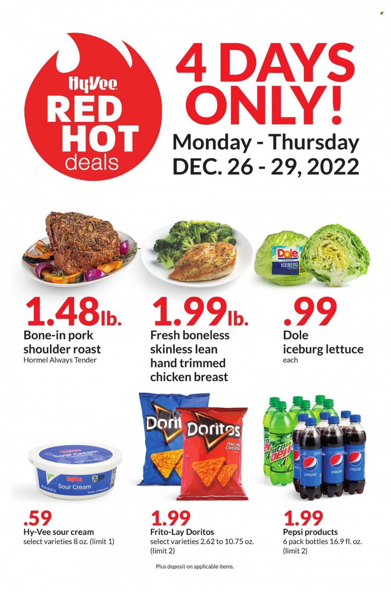 Hy-Vee ad - 12/26/2022 - 12/29/2022. Page 1