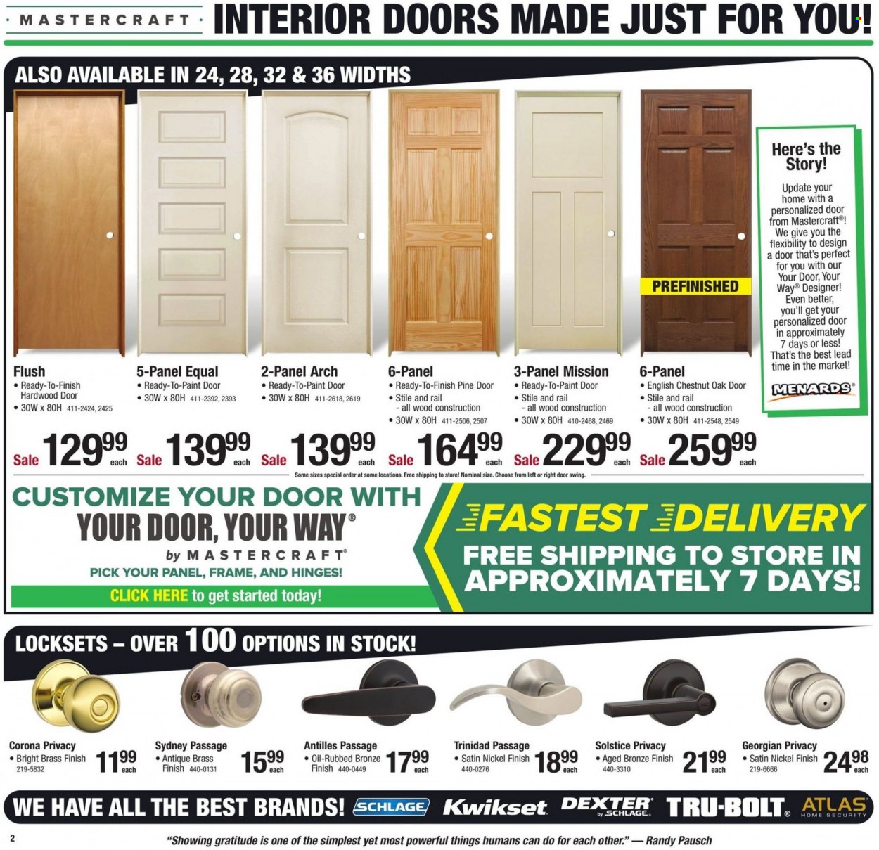 Menards ad - 12/25/2022 - 12/31/2022. Page 2