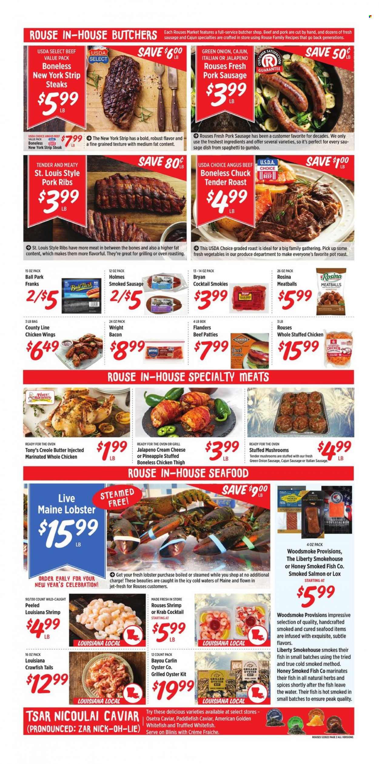 Rouses Markets ad - 12/26/2022 - 01/04/2023. Page 2