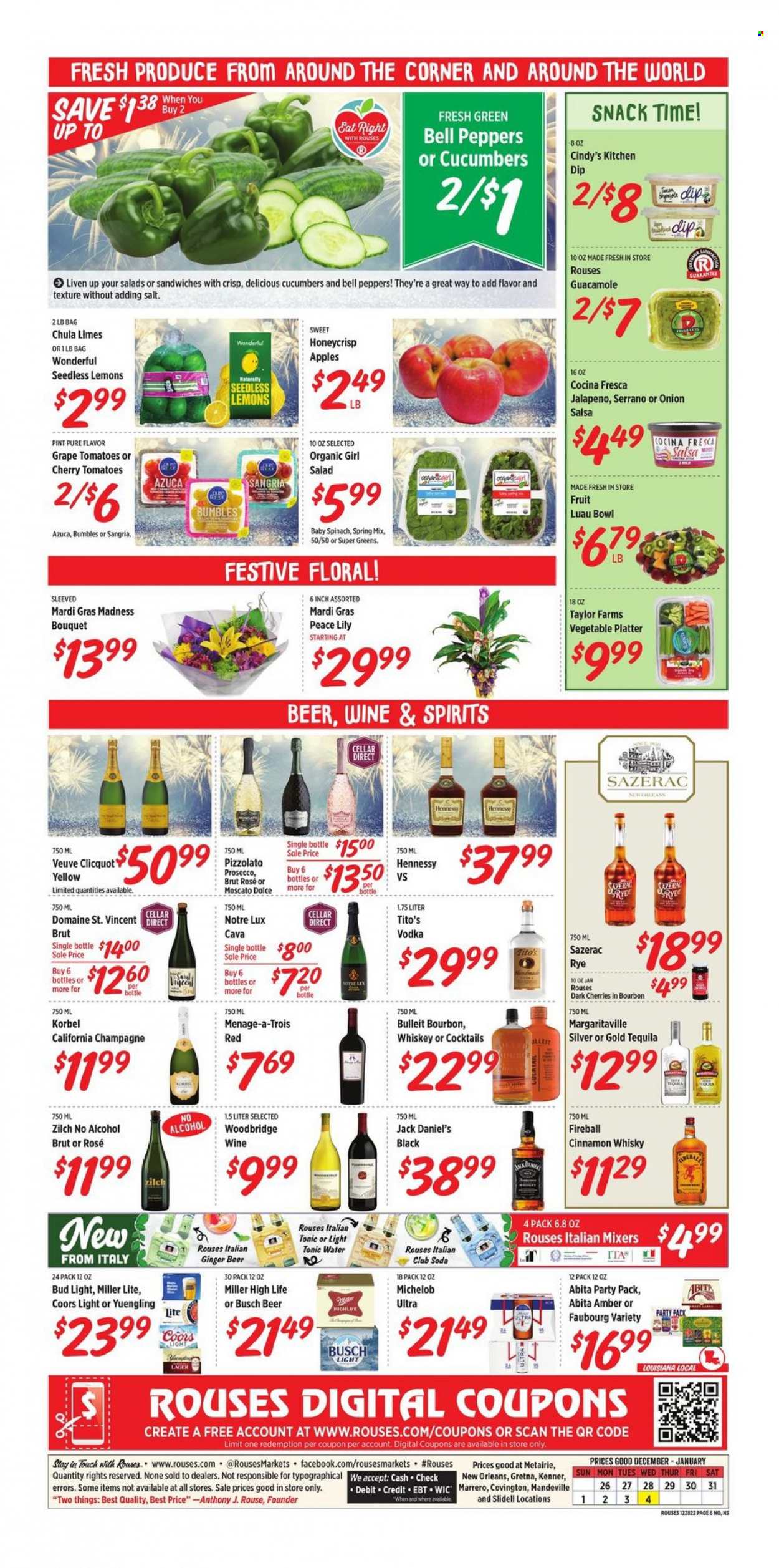 Rouses Markets ad - 12/26/2022 - 01/04/2023. Page 6
