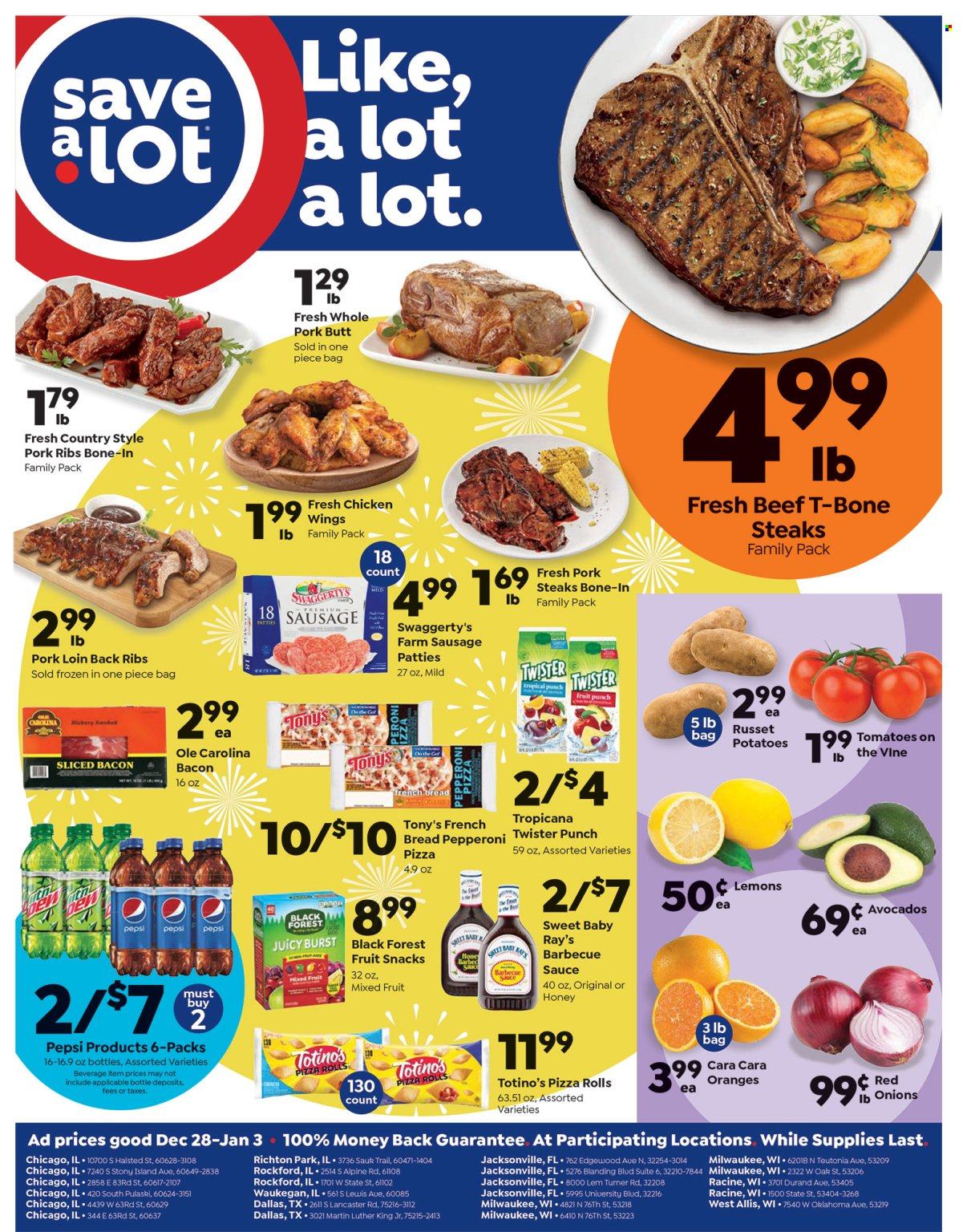 Save a Lot ad - 12/28/2022 - 01/03/2023. Page 1