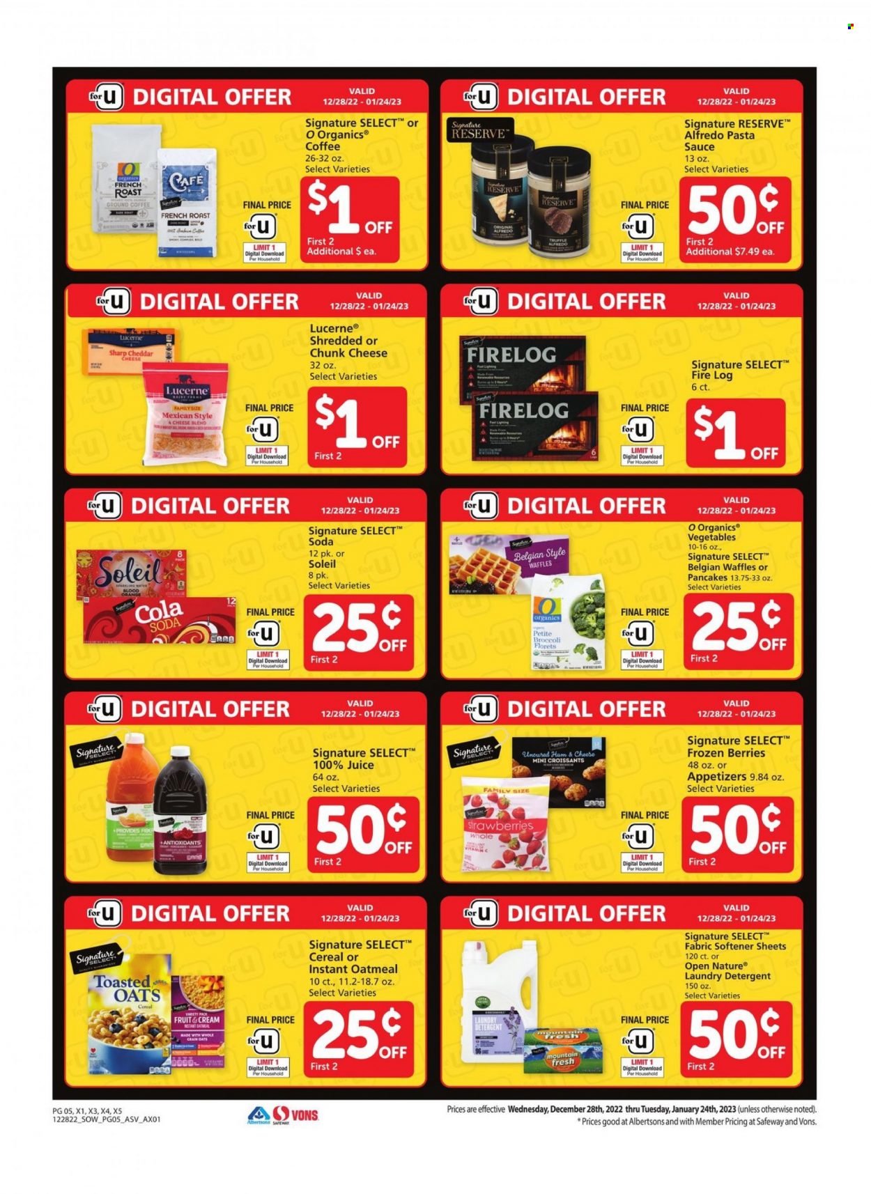 Safeway ad - 12/28/2022 - 01/24/2023. Page 5