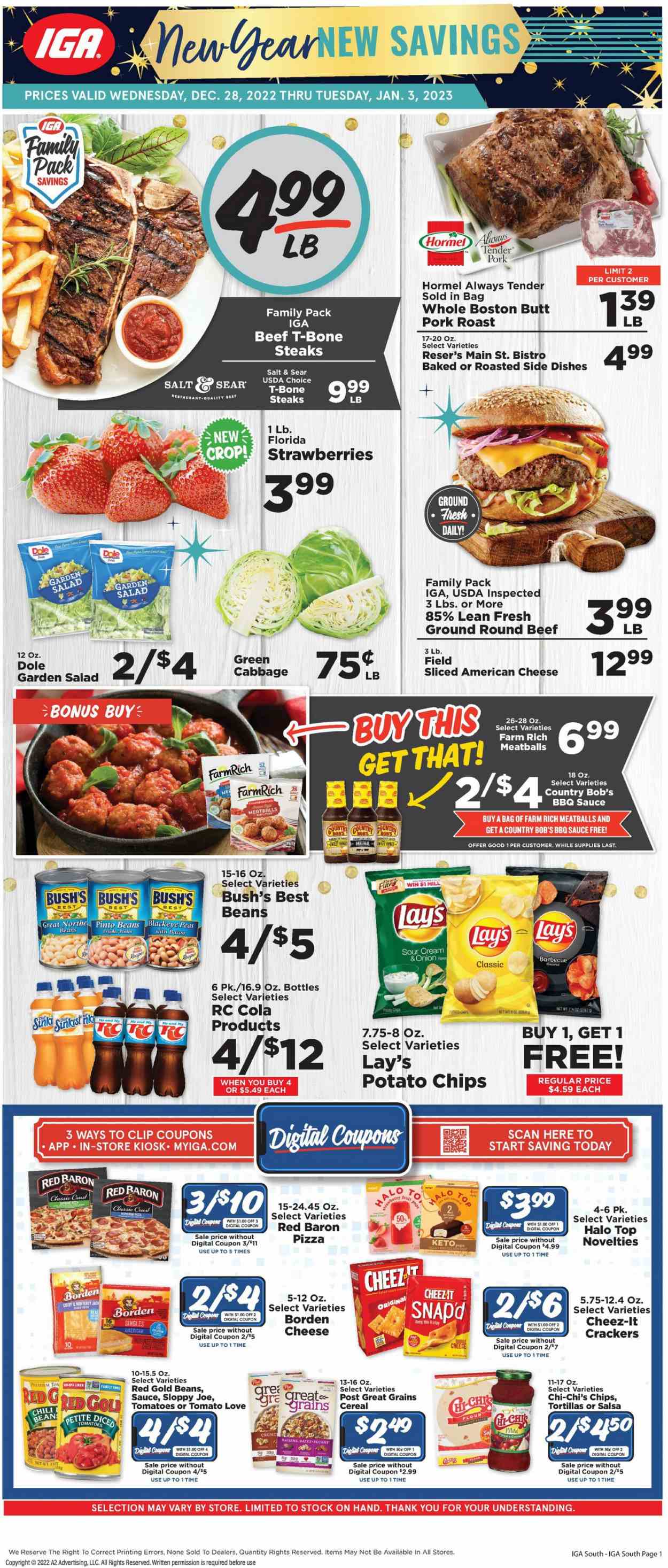 IGA ad - 12/28/2022 - 01/03/2023. Page 1