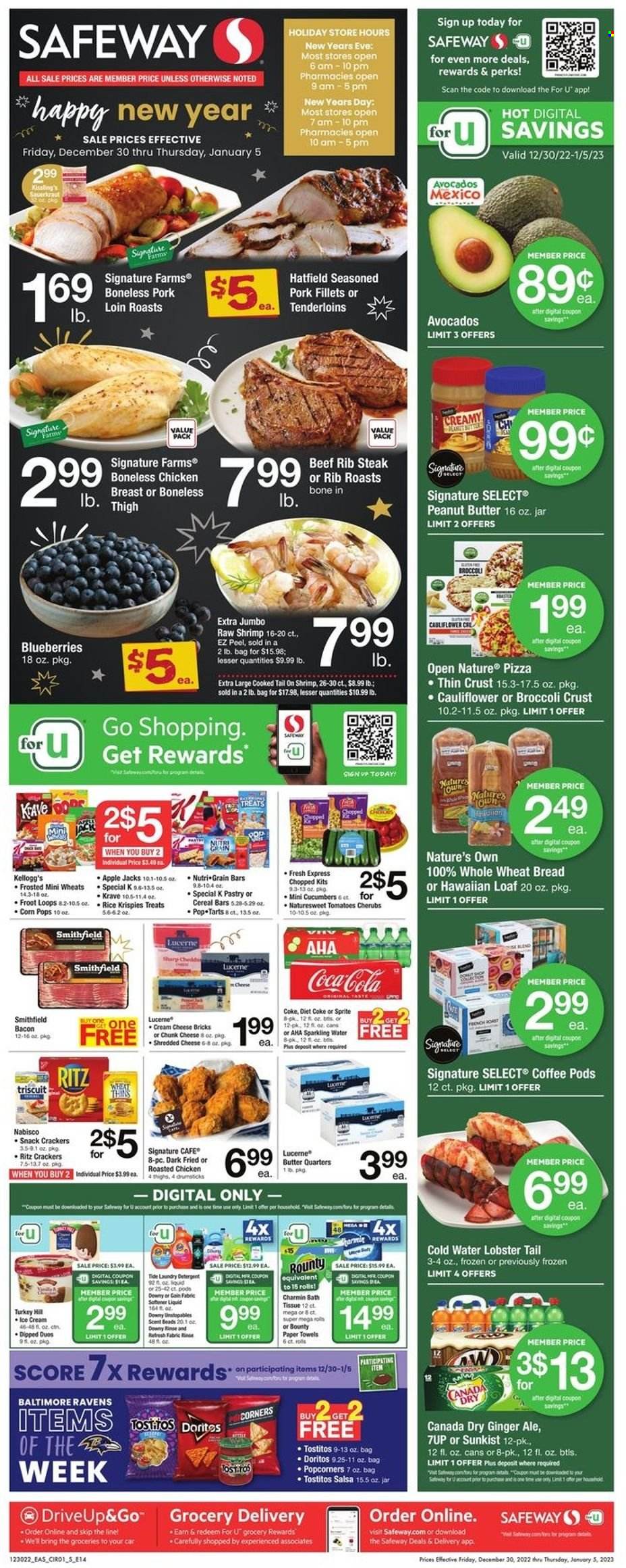 Safeway ad - 12/30/2022 - 01/05/2023. Page 1