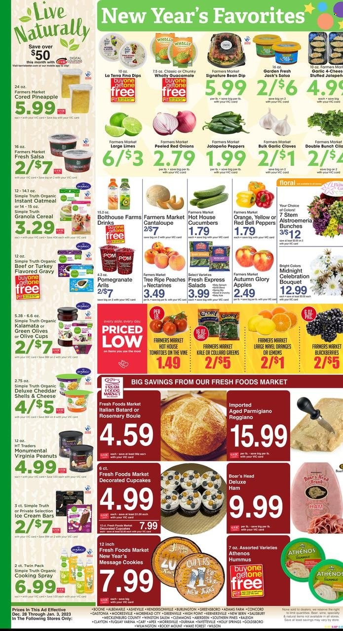 Harris Teeter ad - 12/28/2022 - 01/03/2023. Page 8
