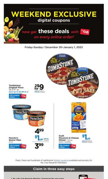 Cub Foods Flyer - 12/30/2022 - 01/01/2023.