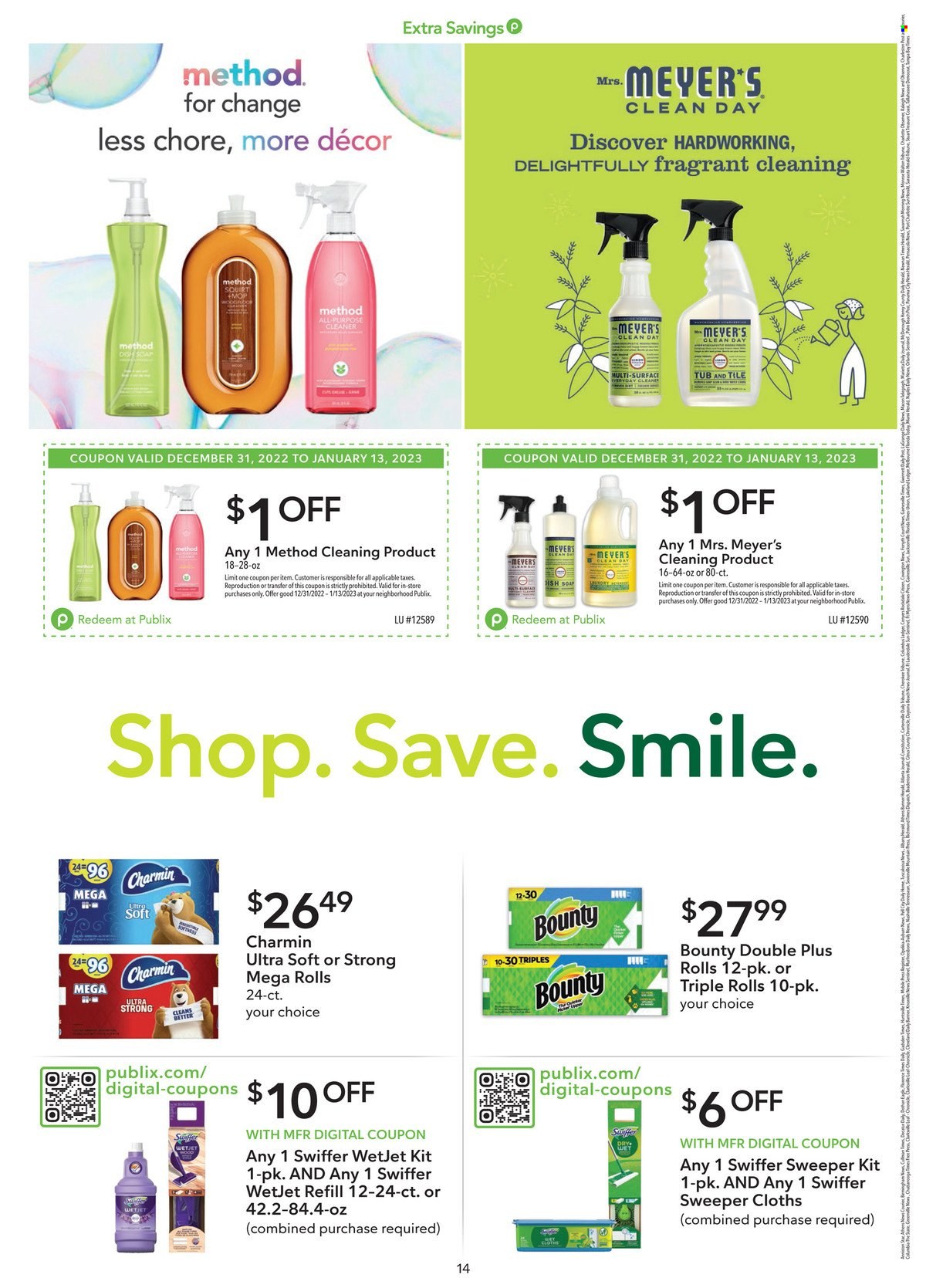Publix ad - 12/31/2022 - 01/13/2023. Page 14