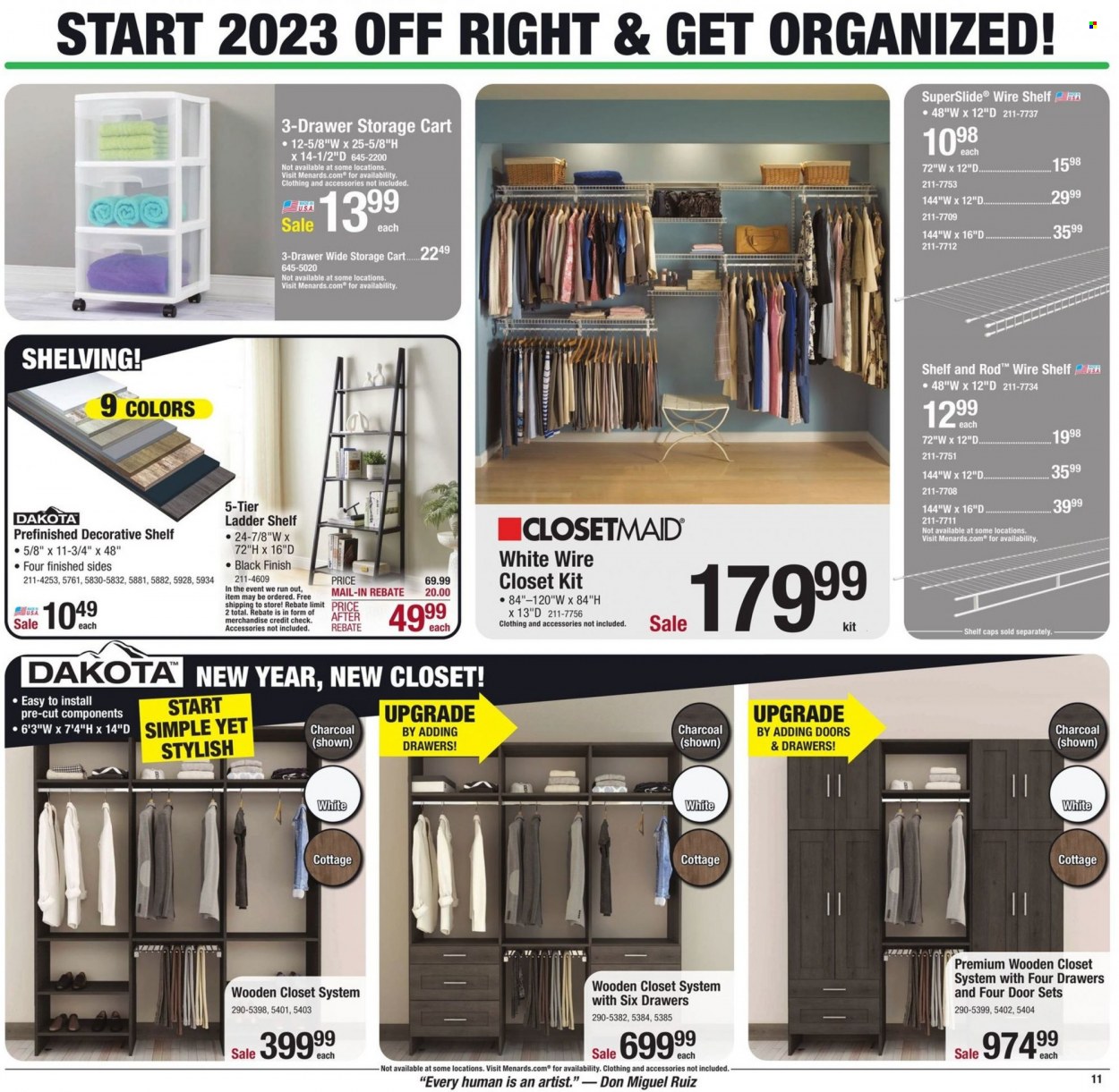 Menards ad - 01/01/2023 - 01/14/2023. Page 14