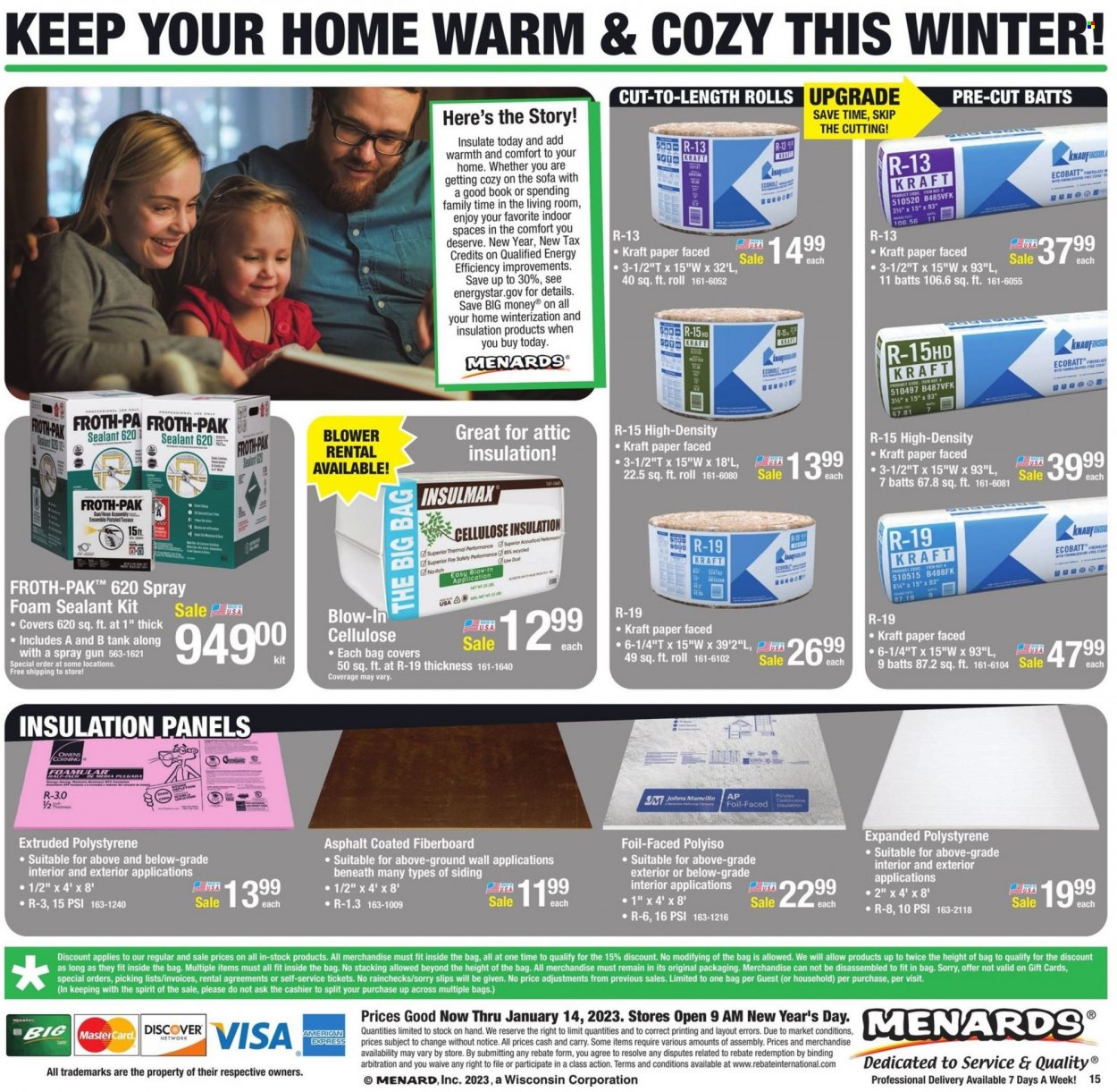 Menards ad - 01/01/2023 - 01/14/2023. Page 20