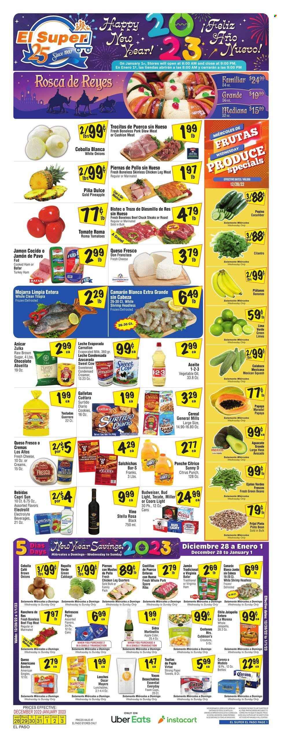 El Super ad - 12/28/2022 - 01/03/2023. Page 1