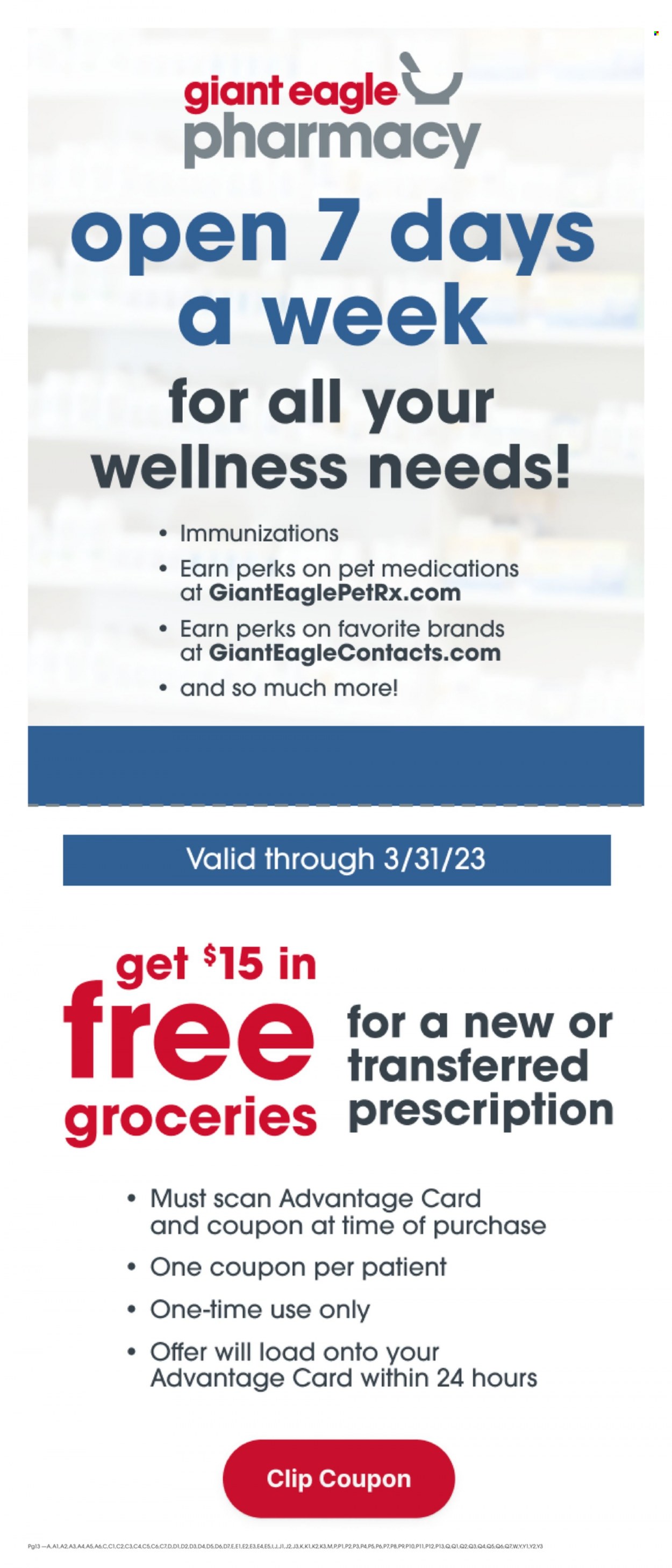 Giant Eagle ad - 01/05/2023 - 01/11/2023. Page 14