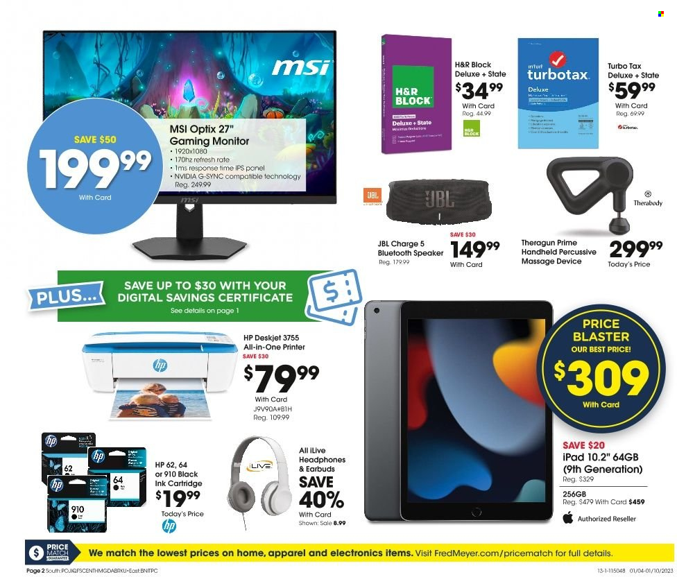 Fred Meyer ad - 01/04/2023 - 01/10/2023. Page 2