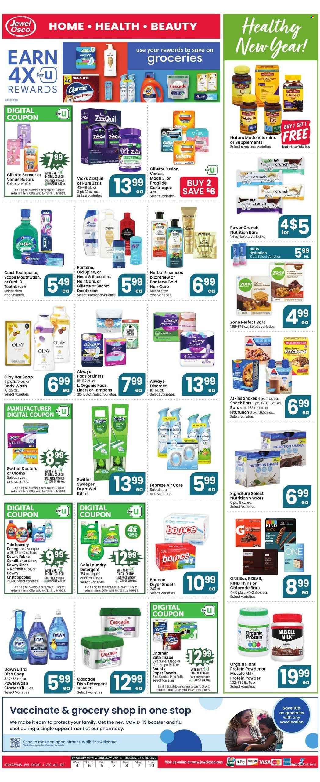 Jewel Osco ad - 01/04/2023 - 01/10/2023. Page 1