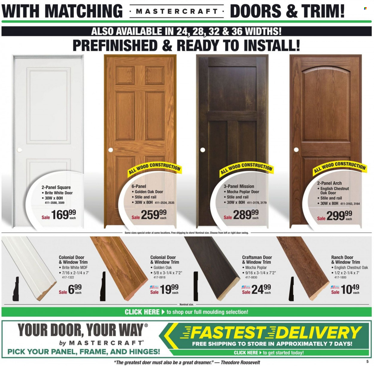 Menards ad - 01/05/2023 - 01/14/2023. Page 7