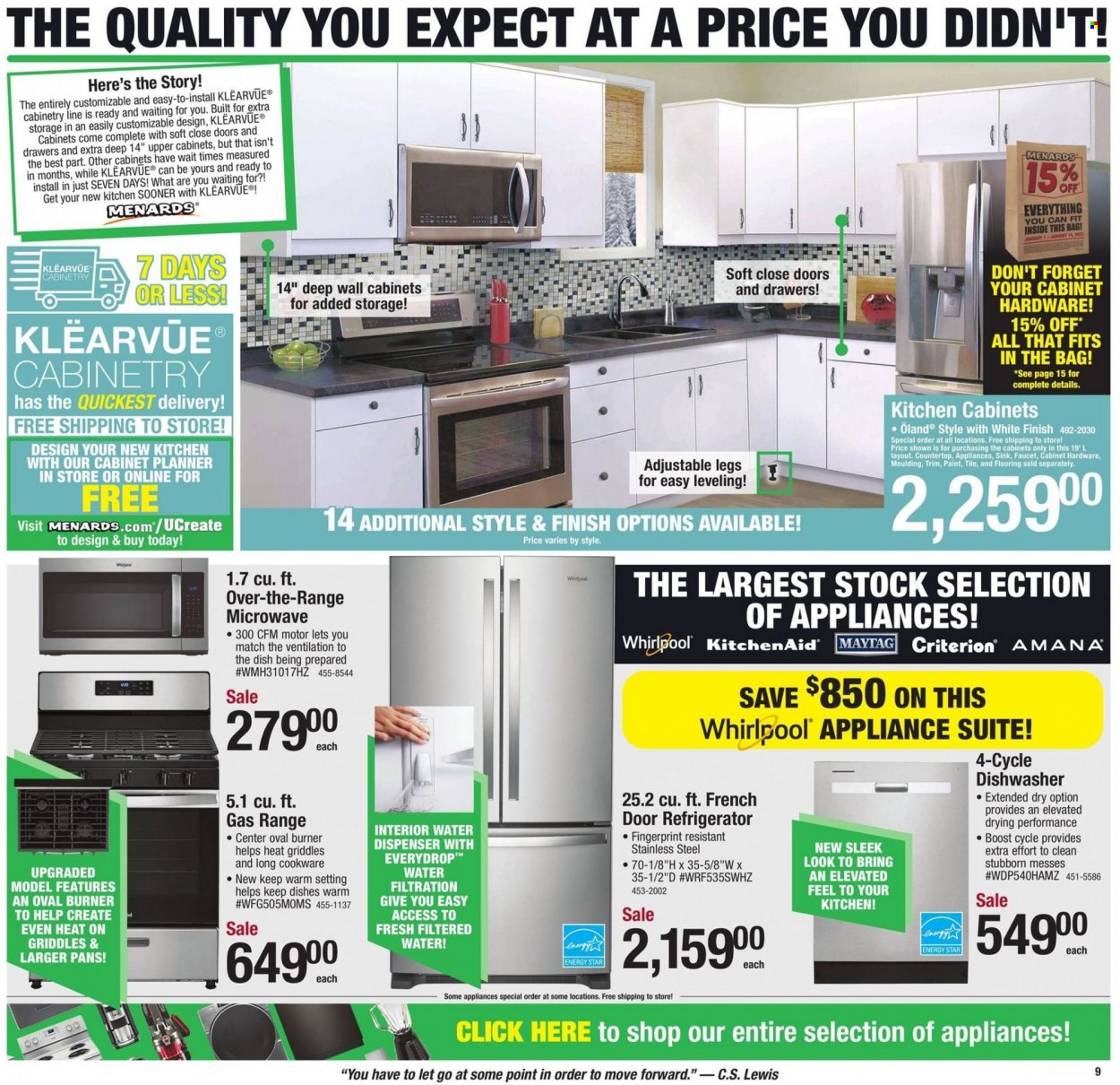 Menards ad - 01/05/2023 - 01/14/2023. Page 13