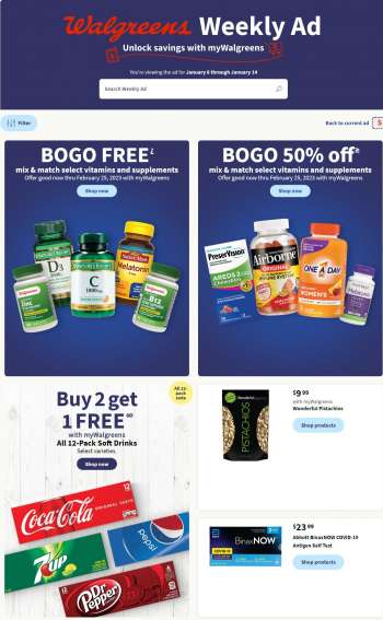 Walgreens Flyer - 01/08/2023 - 01/14/2023.