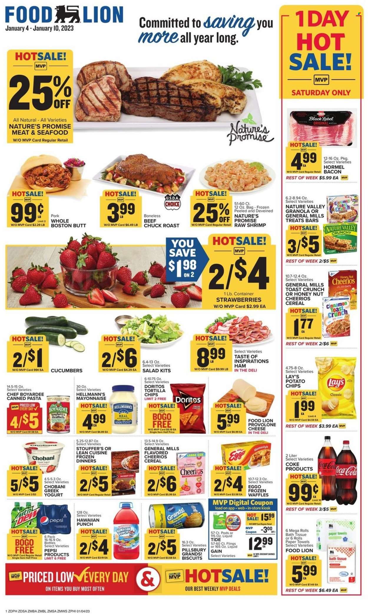 Food Lion ad - 01/04/2023 - 01/10/2023. Page 1