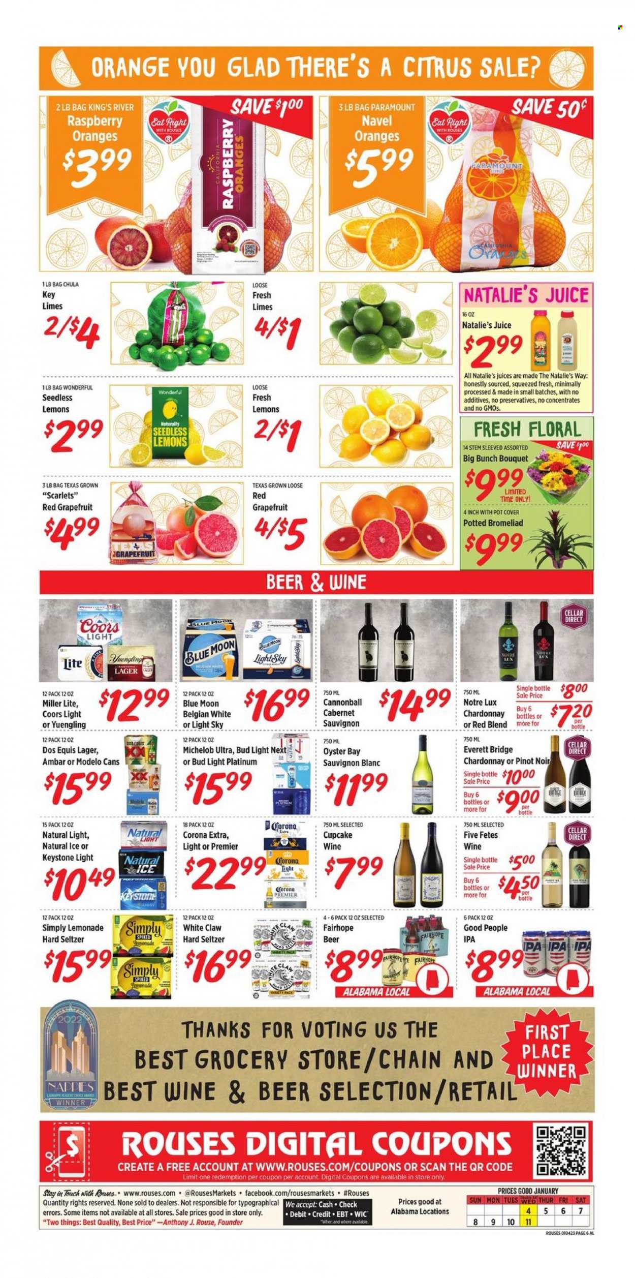 Rouses Markets ad - 01/04/2023 - 01/11/2023. Page 6