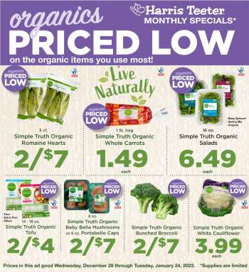Harris Teeter Flyer - 12/28/2022 - 01/24/2023.