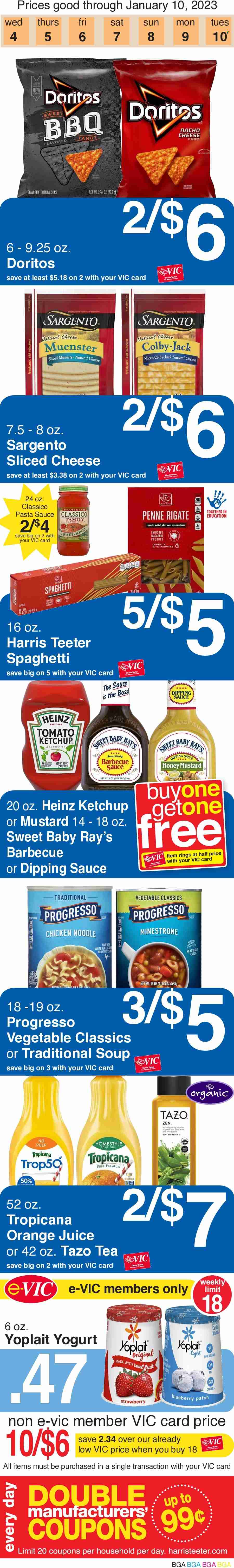 Harris Teeter ad - 01/04/2023 - 01/10/2023. Page 13