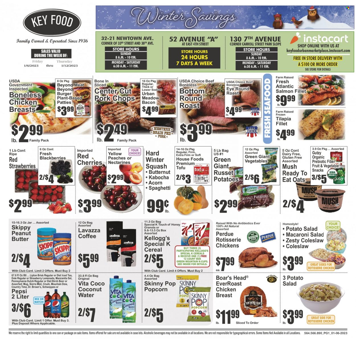 Key Food ad - 01/06/2023 - 01/12/2023. Page 1