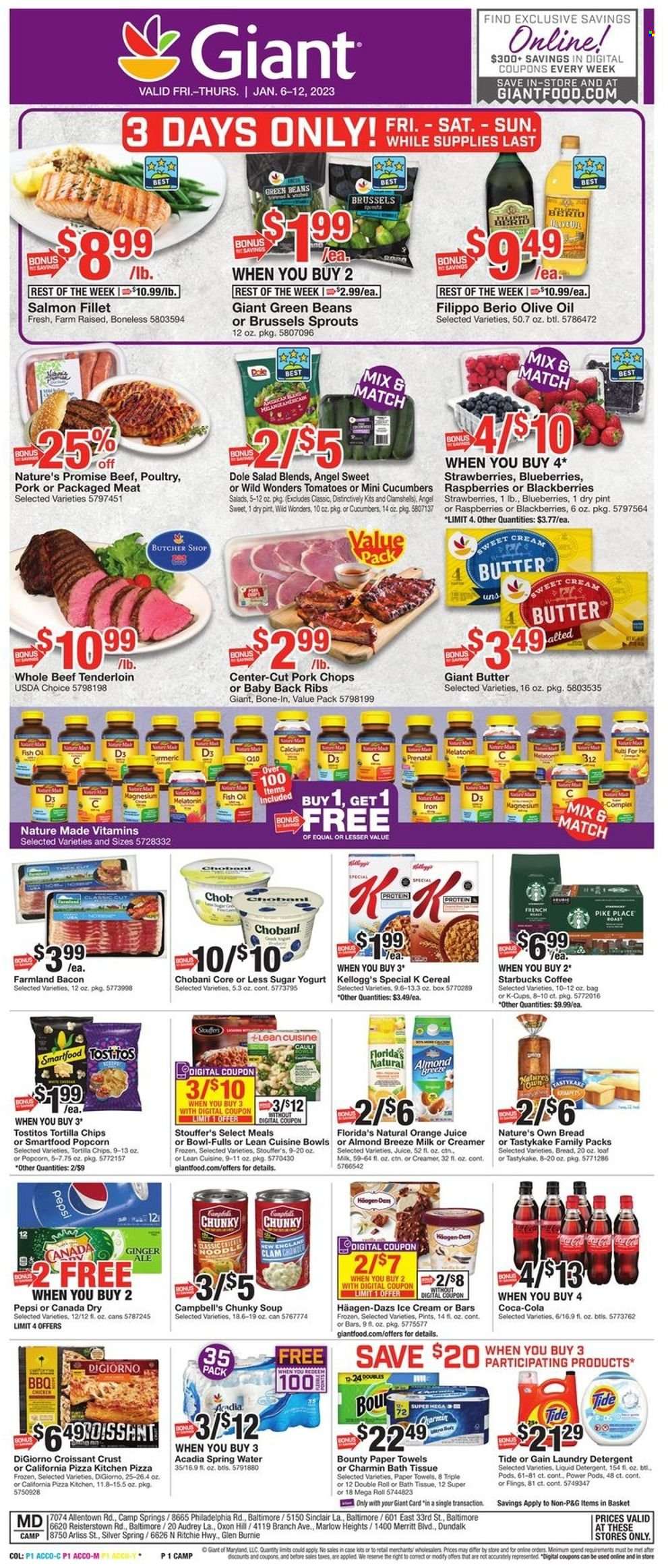 Giant Food ad - 01/06/2023 - 01/12/2023. Page 1