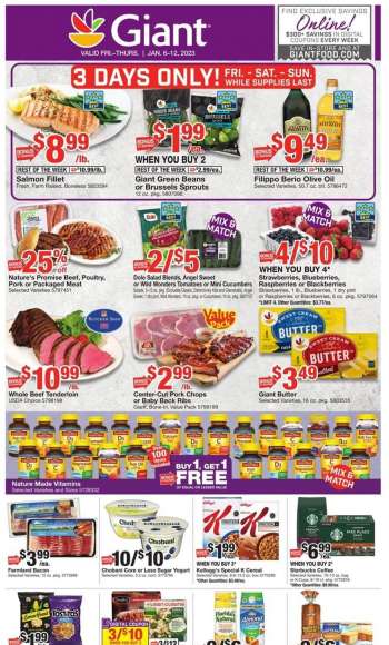 Giant Food Flyer - 01/06/2023 - 01/12/2023.