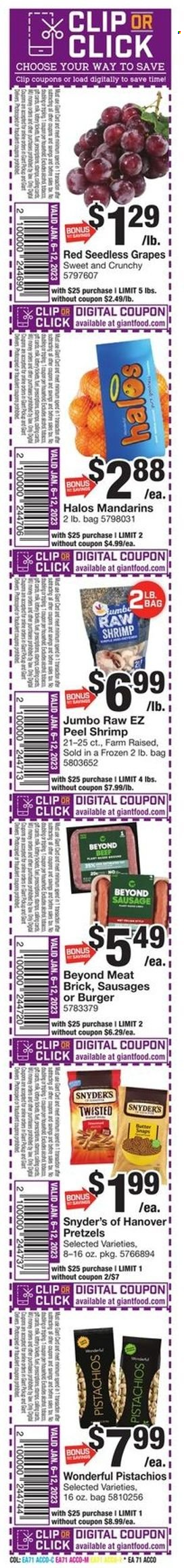 Giant Food ad - 01/06/2023 - 01/12/2023. Page 11