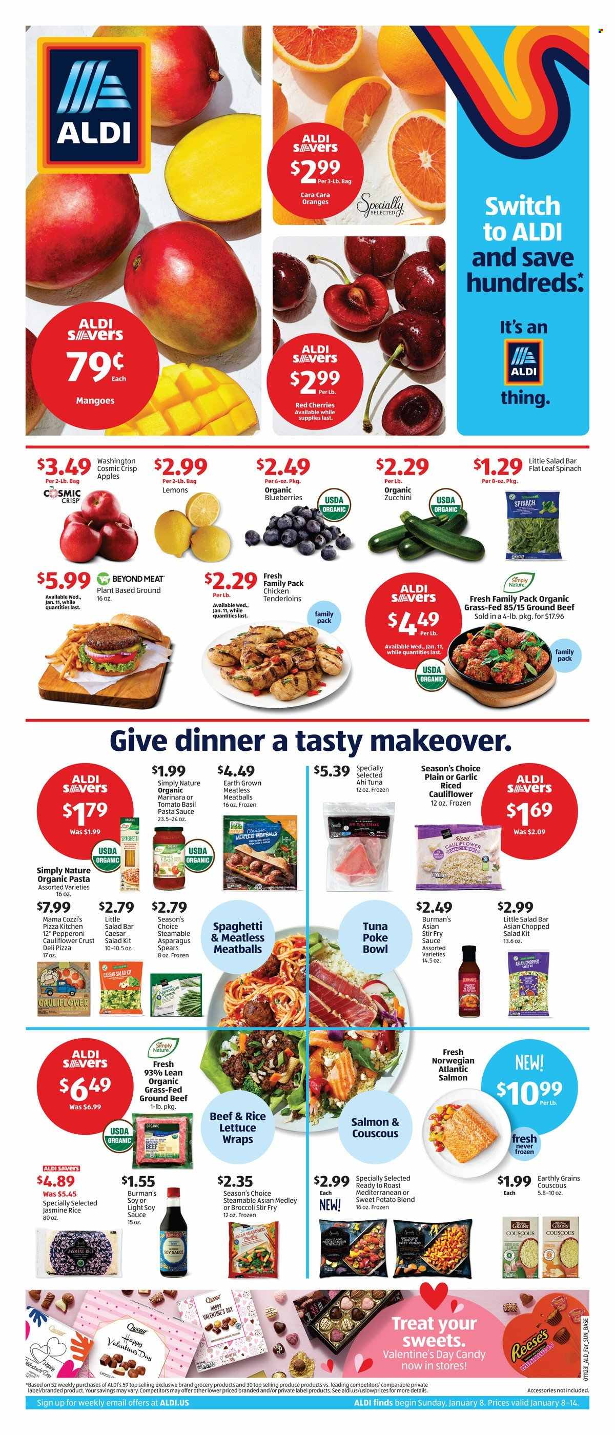 ALDI ad - 01/08/2023 - 01/14/2023. Page 1