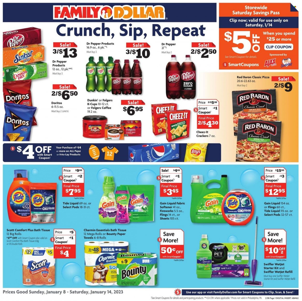 Family Dollar ad - 01/08/2023 - 01/14/2023. Page 1
