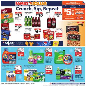 Family Dollar Flyer - 01/08/2023 - 01/14/2023.