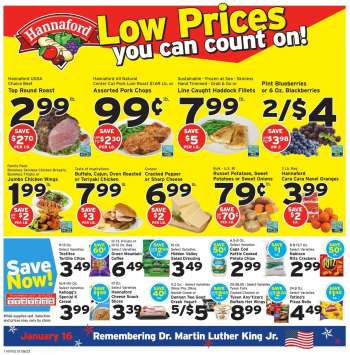 Hannaford Flyer - 01/08/2023 - 01/14/2023.